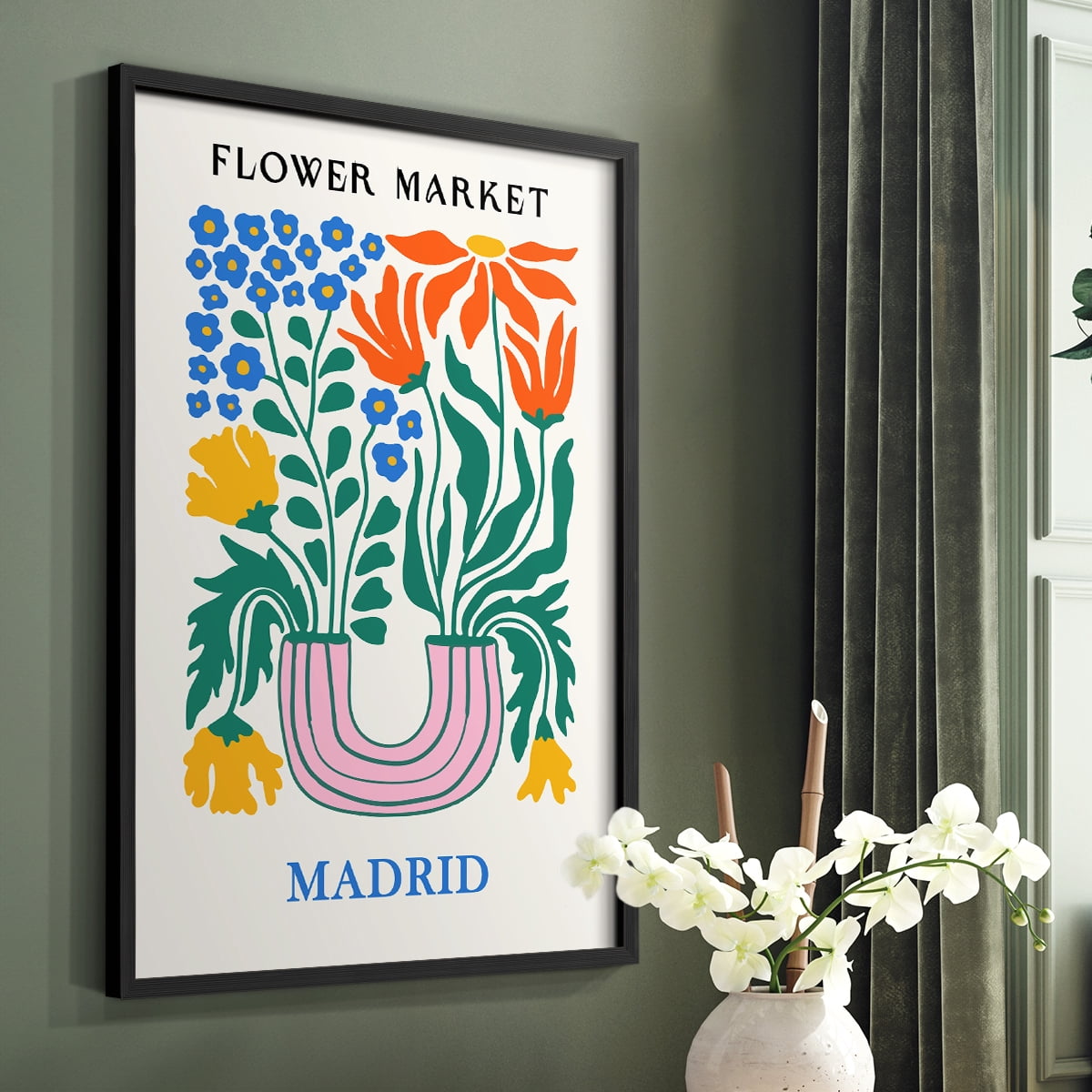 Matisse X Framed Print - Solid Wood