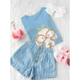 thumbnail image 3 of Cute Baby Bunny W Glasses T-Shirt Toddler -Image by Shutterstock,  4 Toddler, 3 of 4