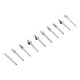 thumbnail image 1 of JUEGO DE BROCAS PARA FRESADO DE ACERO DE ALTA VELOCIDAD, HERRAMIENTA PARA CARPINTERÍA, RECORMORA ELÍCTRICA, FIBRA DE DE PVC, VÁSTAGO PLETADO DE 10 UDS. De 1/8 Pulgadas, 1 of 7