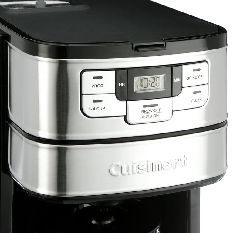 Cuisinart Grind & Brew 12-Cup Automatic Coffee Maker, Black/Stainless  (DGB-400)