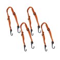 thumbnail image 2 of 4 Pieces Fixed Rope Motorcycle Retractable Cord Adjustable Accessory Orange 90cm, 2 of 8