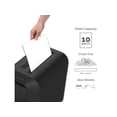 thumbnail image 5 of Fellowes Cross-cut Non-continuous Shredder, Black P-4, 10 per Pass, LX65, 5 of 11