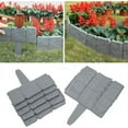 thumbnail image 2 of 10 PCS Flower Bed Edging for Landscaping Imitation Stone Effect Garden Borders and Edging  Interlocking Outdoor Lawn Stake Garden Fence Edging Plant Border for Patio Yard, 2 of 8