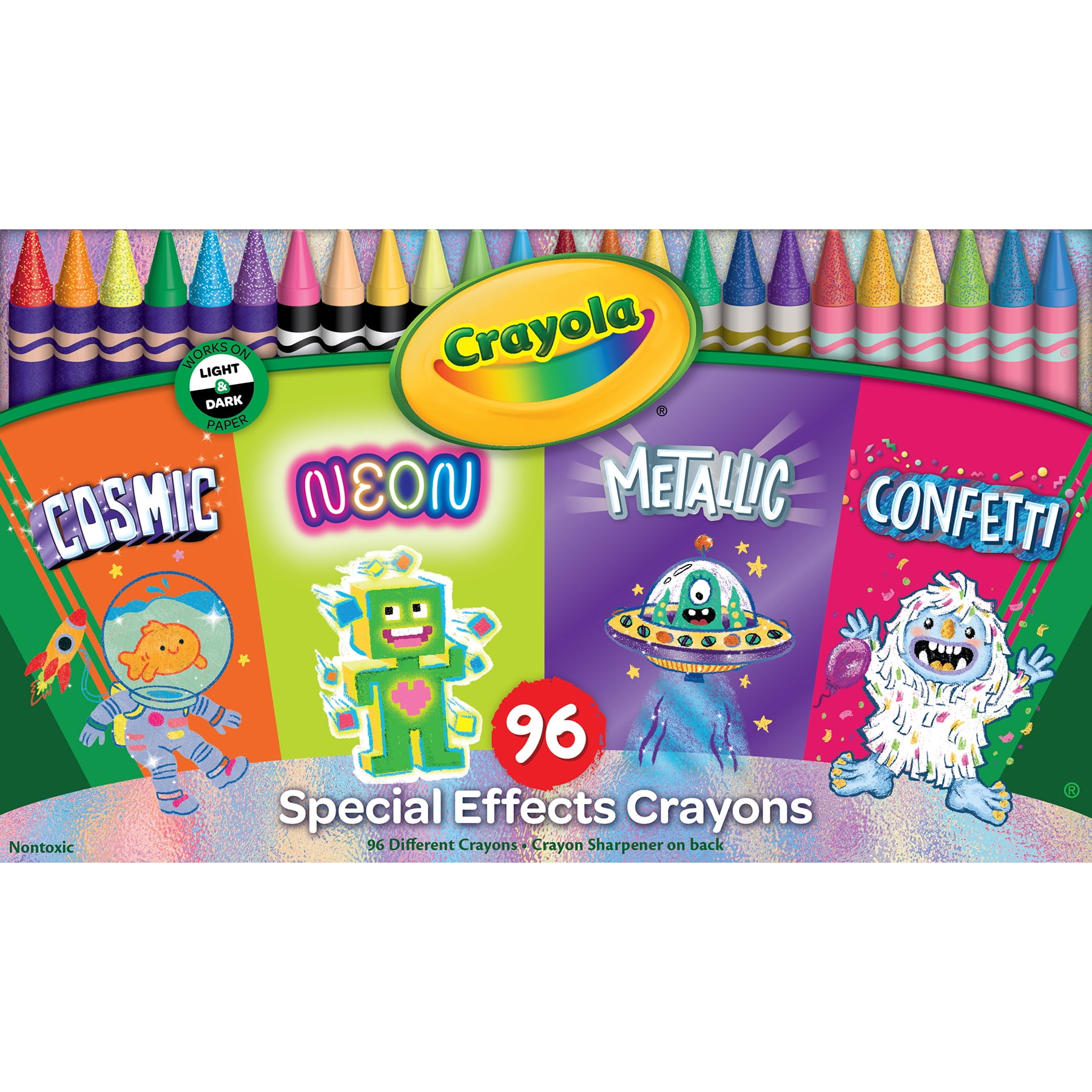 Crayola Special Effects Crayon Set - Multi - 96 / Pack