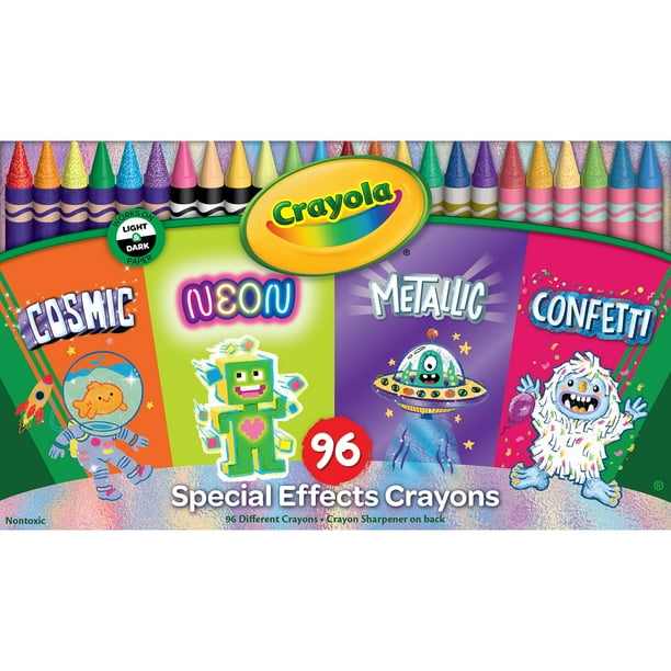 Crayola Special Effects Crayons, (96 Count)