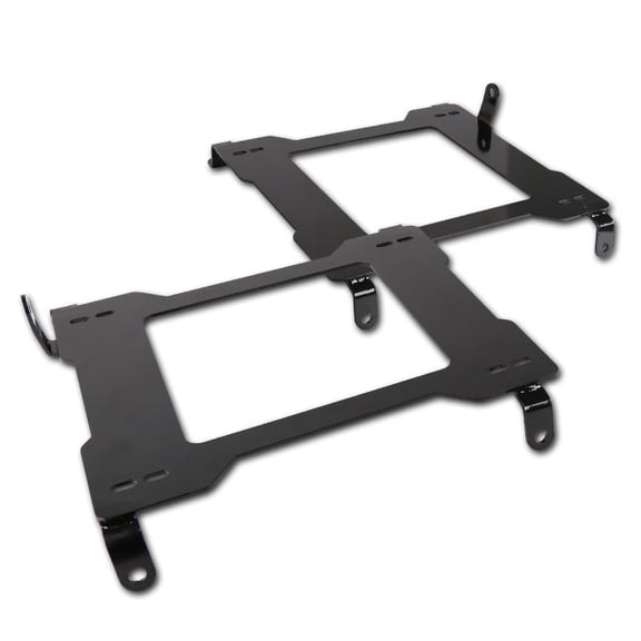 Spec-D Tuning Racing Seats Mounting Brackets Rail Track Pair Compatible with 2005-2014 Ford Mustang Gt V6 Gt500
