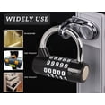 thumbnail image 5 of 5 Digit Combination Lock,Gym Padlock,Replaceable Combination Lock,Suitable for School Lockers,Tool Boxes,Fences,Black(1 Pack), 5 of 5