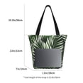 thumbnail image 4 of Kdxio Tropical Palm Leaves1 Women Reusable Grocery Bags Foldable Ripstop,Reusable Shopping Bags for Shopping,Gym,Gift, 4 of 7
