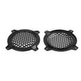 thumbnail image 3 of 4pcs 4" Black Round Car Speakers Cover Plastic Mesh Woofer Subwoofer Grill Protector, 3 of 5
