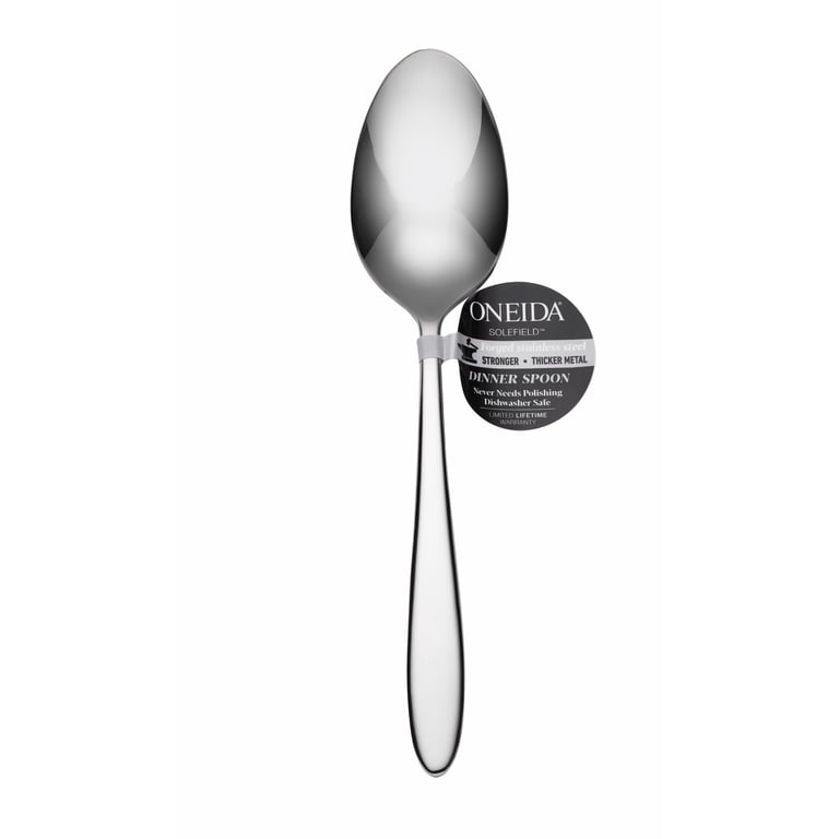 Oneida Solefield Stainless Steel Dinner Spoon, 18/0 mirror finish