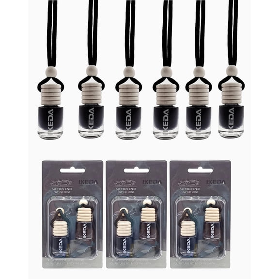 Car Air Freshener | 4ml Automotive Scents | 45-Days Long Lasting Fragrance | Automobile Hanging Diffuser Bottles | Fresh Air for Deodorizer