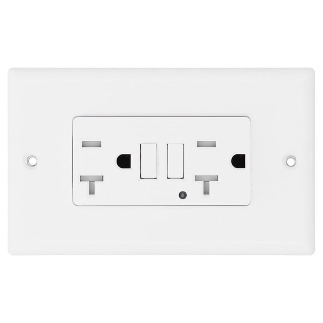 Tomacorriente GFCI Bling Bling LD‑3008B con Certificación ETL ABS Inteligente CA 125 V