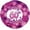 60th Pink, variant on PMU Happy Birthday 30 Blue Dazzeloon Balloon (18 Inch Mylar) Pkg/1