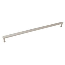 Alno A717-18 Moderne 18" Center To Center Solid Brass Flat Bar Large Cabinet Handle /