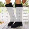 thumbnail image 6 of FRSASU Women's Fashion Casual Winter Style Round-Toe Thick-Heeled Low-Heeled Mid-Calf Boots Black, 6 of 9
