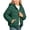 Green, variant on Cethrio Girls Puffer Jackets Size 7-8 T, Long Sleeve Warm Zip up Lapel Collar Winter Outerwear with Pockets Pink