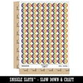 thumbnail image 2 of Cute Bee Happy 200+ Round Stickers - Rainbow - Matte Finish - 0.50" Size, 2 of 3