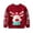 Rouge B, variante sur KYAIGUO Chandail de Noël Élan pour Garçons et Filles 2-8 Ans pour Tout-Petits Enfants Chandail à Manches Longues Chandail en Tricot Dessin Animé Chandail de Noël