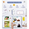 thumbnail image 5 of HeariCro Photo Album Self Adhesive 4x6 8x10 DIY Scrapbook, Linen Cover with Display Window, Memory Book for Wedding and Family 40/60 Pages, 5 of 8