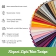 thumbnail image 4 of Colored Napkins - LIGHT BLUE - Decorative Dinner Napkins - Cloth Like and Disposable - Elegant & Durable - Soft & Absorbent - Versatile 16"x16" - Packaged for Easy Storage - Box of 50 - by SimuLinen, 4 of 7