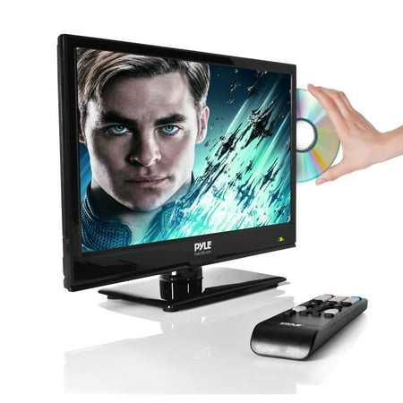 15.6" LED TV - HD Television with Built-in CD/DVD Player, 1080p Support