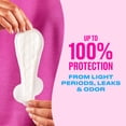 thumbnail image 3 of Carefree Panty Liners for Women, Thong Liners, Unwrapped, Unscented (49 Count), 3 of 14