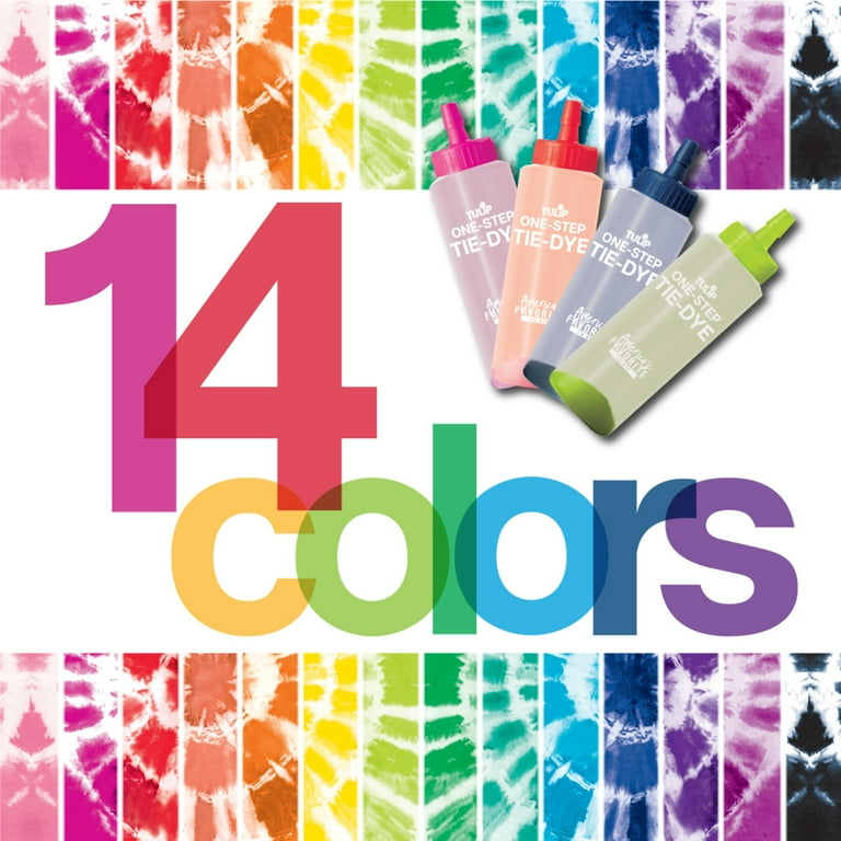 Kit Tie-dye Tulip One-Step - 30 Colori, Per 90 Progetti, Guanti E