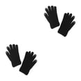 thumbnail image 2 of Minnieouse Guantes de punto gruesos para hombre, calentadores de manos deportivos, guantes de invierno con pantalla táctil de punto, accesorios para Negro 2piezas Minnieouse CBP468502, 2 of 5
