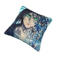 thumbnail image 4 of Attack On Titan Square Pillow Case Pillow Holder Soft Decorative Pillow Sham Cushion Cases Pillowcase 20"X20", 4 of 7