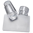 thumbnail image 2 of Juego de sellos de silicona transparente para decoración de uñas con tapa y raspador, estampador y raspador para manicura, herramienta para decoración de uñas, 2 of 5