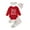 Red, variant on Newborn Infant Baby Boy Girl Christmas Outfit My First Christmas Romper Shirts Long Pants Hat Heaband 4Pcs Fall Outfits 0-24M