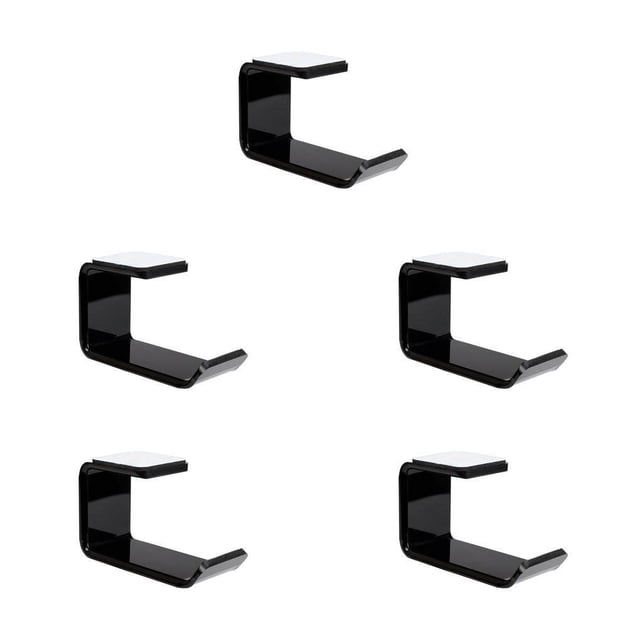 Tholdsy Soporte para auriculares Colgador debajo del escritorio Montado en la pared Soporte para auriculares Gancho Soporte para exhibición de Type2