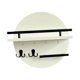 thumbnail image 3 of Soporte de pared para llaves, organizador de pared redondo multiusos decorativo para llaves Estilo C, 3 of 9
