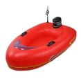 thumbnail image 5 of Swim Central Inflatable Stinger Speedboat Swimming Pool Raft - 48" - Black and Red, 5 of 6