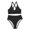 Black, variant on Viikei Bikini Swimsuit for Women Two Piece Swimwear Top Botton