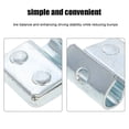 thumbnail image 6 of BALAHAPY 100Pcs Wheel Weights for Car Tires Tire Balance Silver Clip On Hooks Iron Aluminum Alloy Steel 0.8x0.8x0.4in, 6 of 8