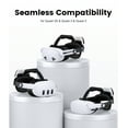 thumbnail image 4 of EUROA VR Accessories Adjustable Elite Strap with 10000mAh Rechargeable Battery for Oculus Quest 2 & 3 VR Headset, 4 of 10