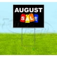 thumbnail image 1 of August Sale Tag (18" x 24") Yard Sign, Includes Metal Step Stake, 1 of 6