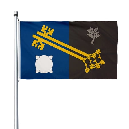Aihccy Surrey Old Flag British County Banner with Brass Grommets Size - 3x5Ft