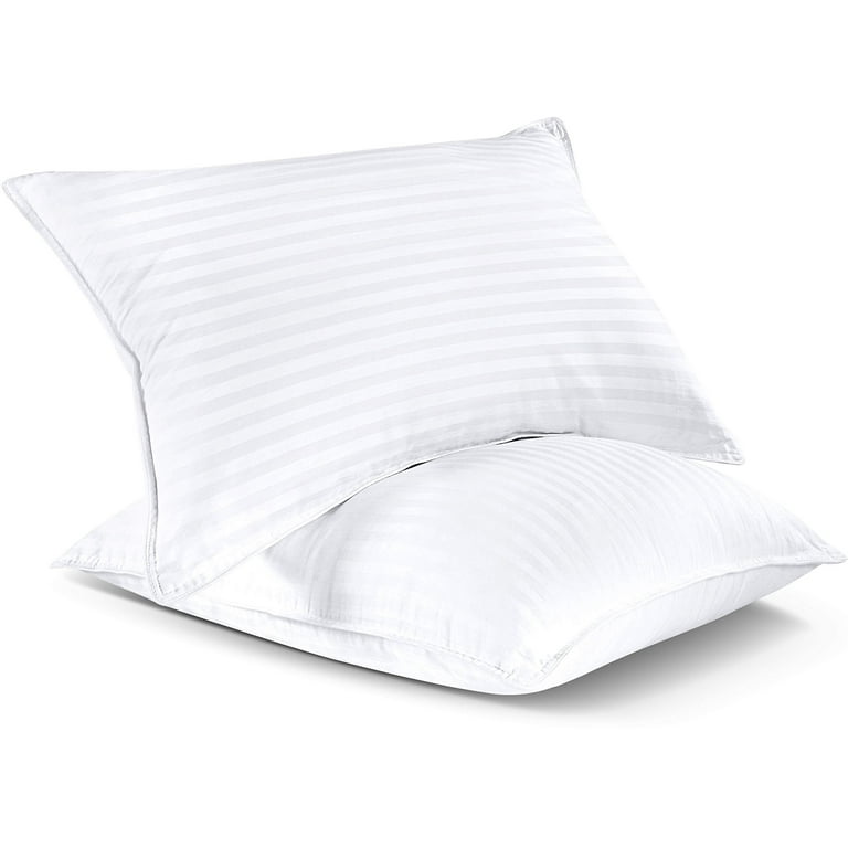Utopia Bedding Cotton Corded Stomach Sleeper Plush Bed Pillows