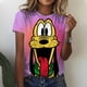 thumbnail image 3 of Nueva ropa de verano para niños y mujeres, camiseta de manga corta para niñas, camiseta de tendencia de moda de dibujos animados con estampado de altos vuelos de Disney, 3 of 4