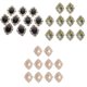 thumbnail image 1 of adornos de espalda plana 30 Uds. de Adornos de Botones Traseros Imitación de Cristal para Manualidades , , Ropa, Diadema , Negro AB Color Beige Negro AB Color Beige Magideal adornos de espalda plana, 1 of 7