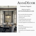 thumbnail image 5 of 9-Light Matte Black Modern Crystal Chandelier 20 in. Flush Mount Ceiling Lights Fixture, 5 of 9