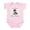 Petal Pink, variant on CafePress - Daddy's Little Monkey (Brown) Infant Bodysuit - Baby Light Bodysuit, Size Newborn - 24 Months