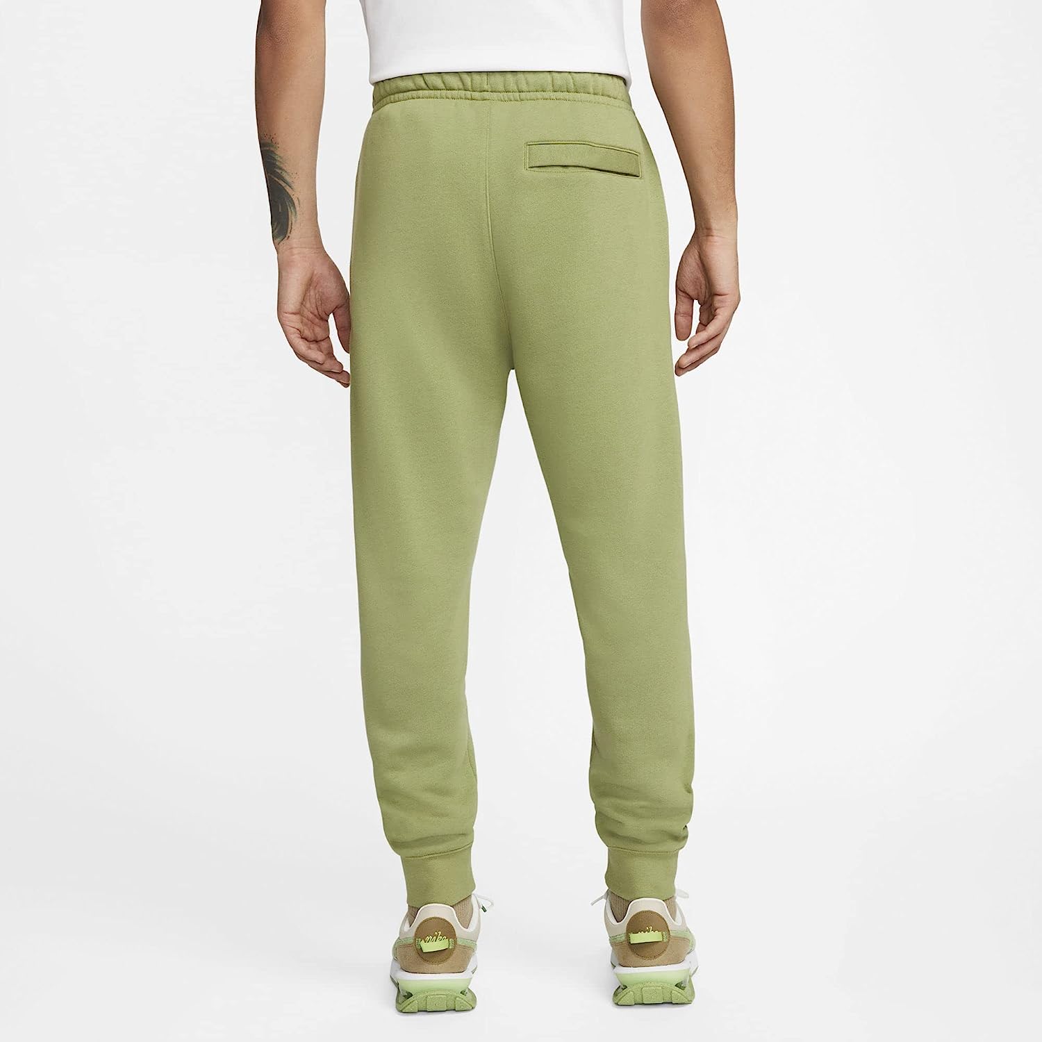 Nike Club Fleece Men's Joggers Alligator White Tapered photo 2
