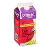 Great Value Organic Whole Unflavored Milk, 2 Quart