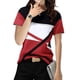 thumbnail image 2 of Moda mujer casual impresión pulóver manga corta camiseta tops blusa OAVQHLG3B Store  lin121212, 2 of 4