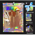 thumbnail image 2 of Trunple Holographic Packaging Bags Smell Proof Bags & Resealable Foil Pouch Bag [ 50 PCS ] Great for Party Favor Food Storage ( 8 x 5.5 Inch), 2 of 3