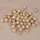 thumbnail image 5 of 50 Uds. De Cuentas Artesanales De Madera Natural Sin Pintar, Accesorios Para Hacer Joyería DIY, 16mm, 5 of 9