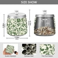 thumbnail image 2 of Yayeee Ashtray with Lid for Cigarette Smokeless Stainless Steel Home Ash Holder, Green Floral, 2 of 7